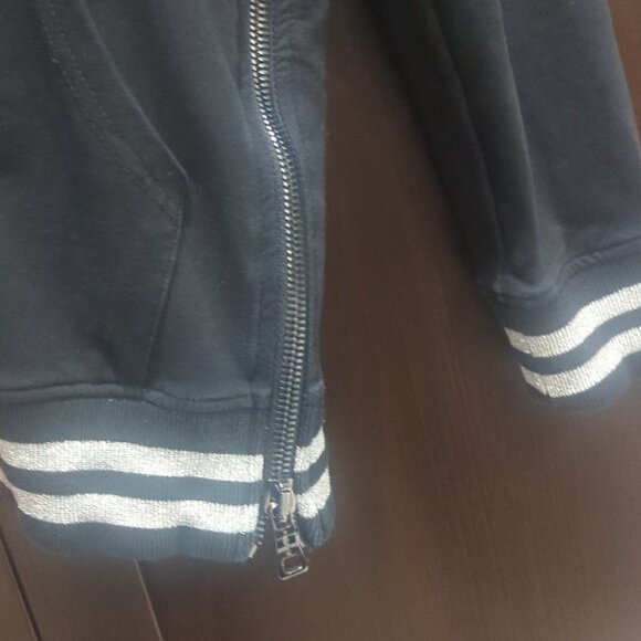 Balmain Unisex Zip Up Hooded SweatShirt Men's XS Or Women's Small - Like New - Picture 8 of 10